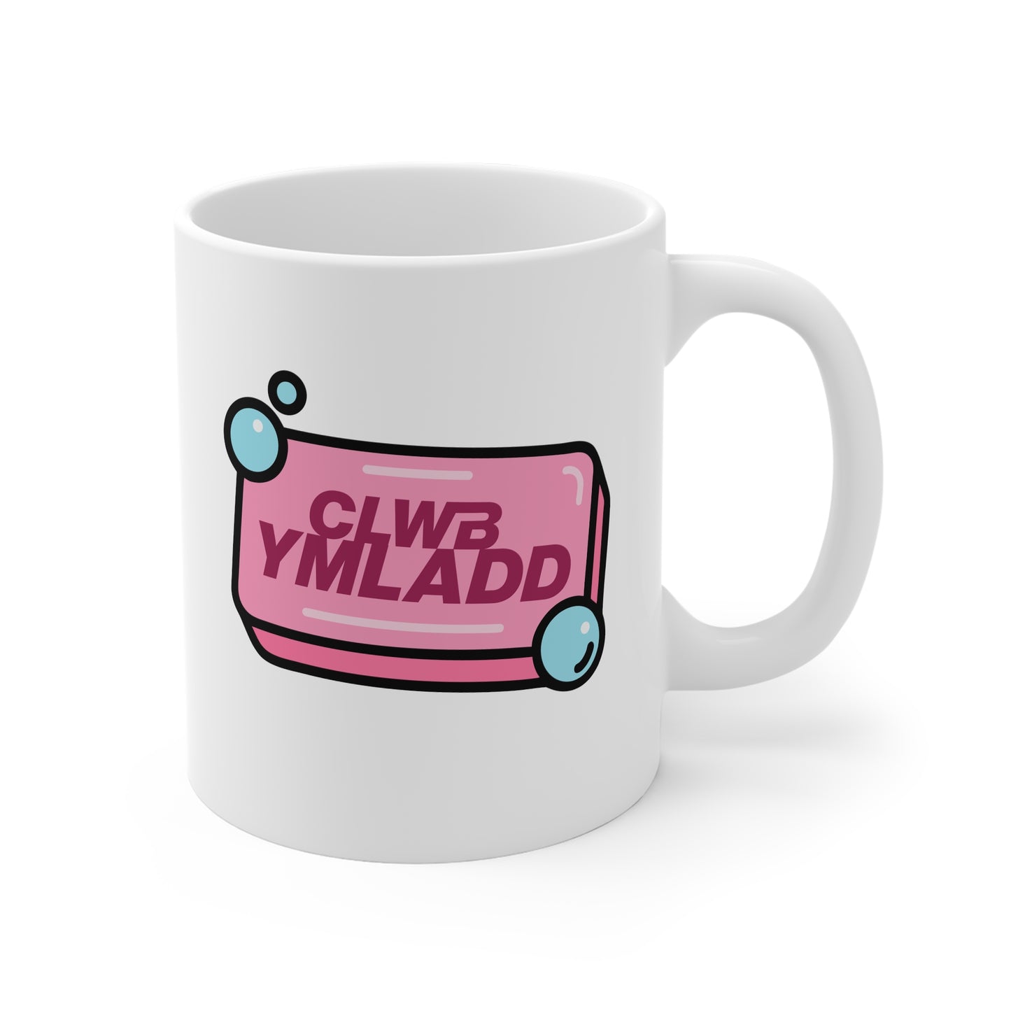 'Clwb Ymladd' Welsh Fight Club Mug