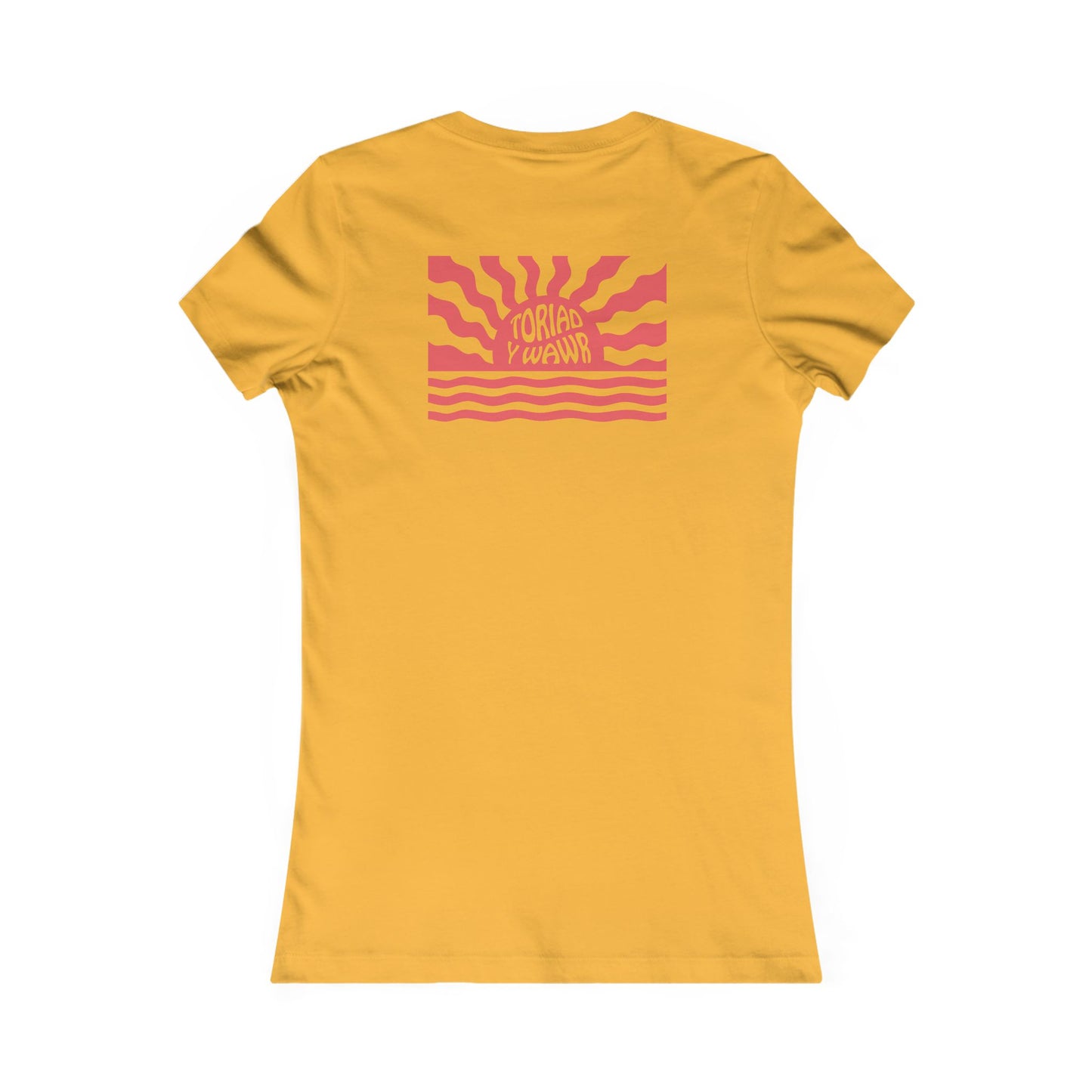Women's 'Toriad Y Wawr' Tee - Retro Sunrise