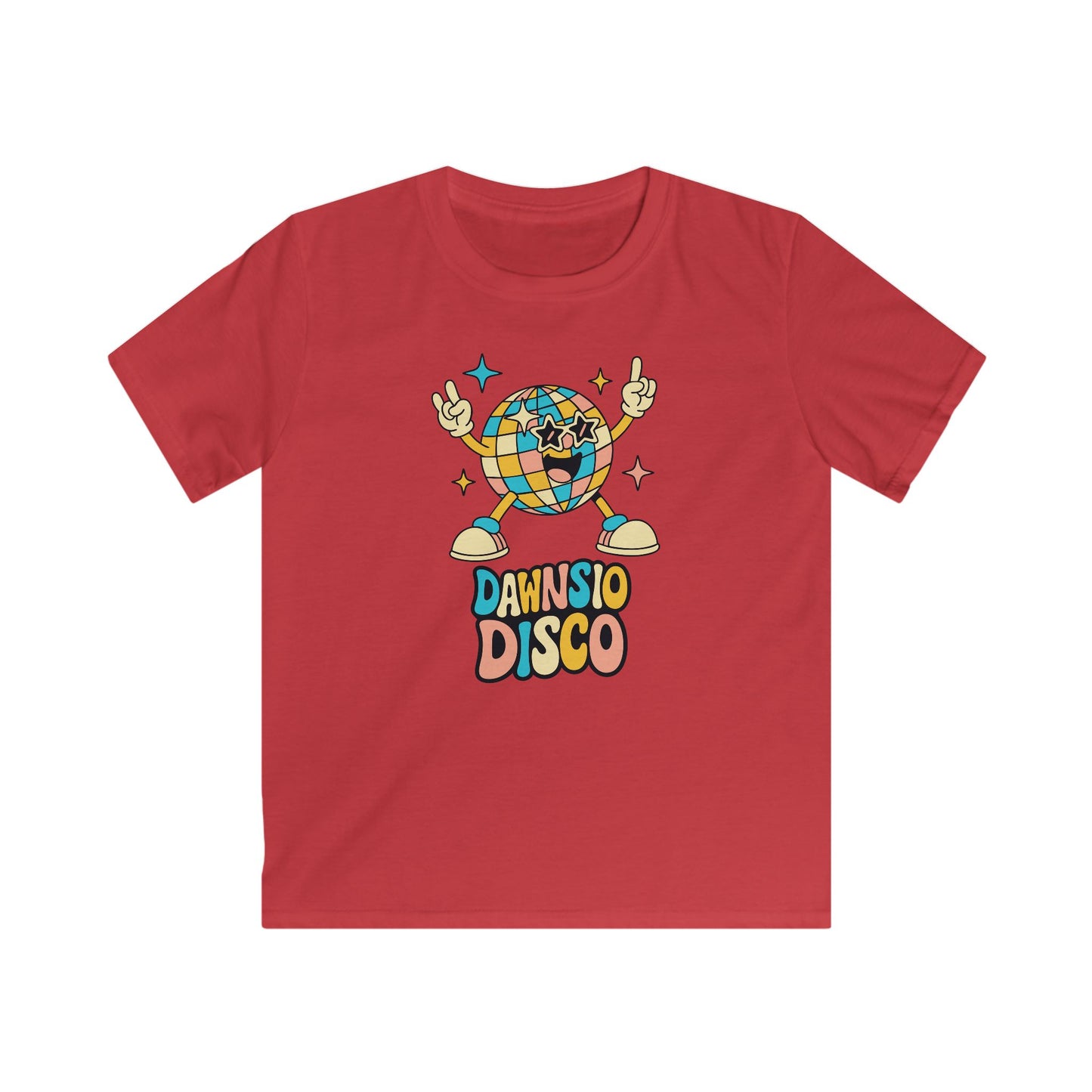 Kids Disco Tee – 'Dawnsio Disco' Retro Graphic Shirt
