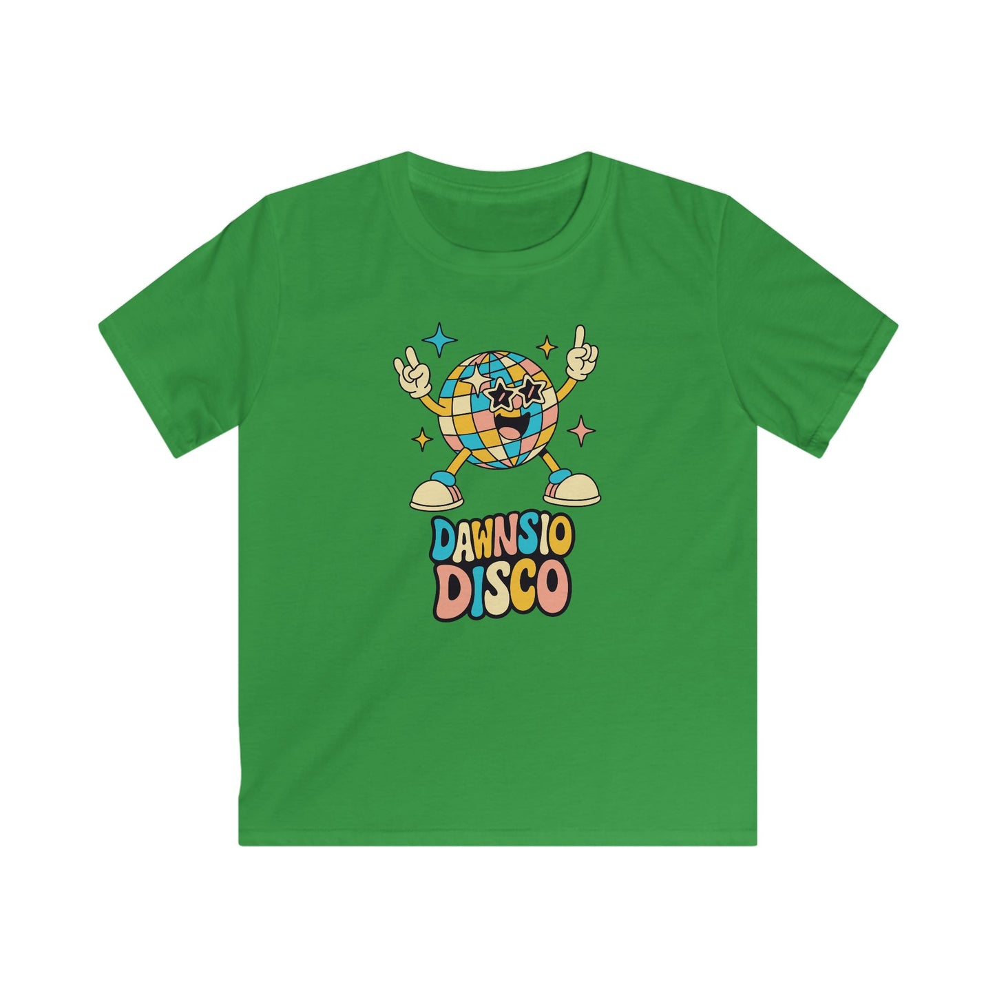 Kids Disco Tee – 'Dawnsio Disco' Retro Graphic Shirt