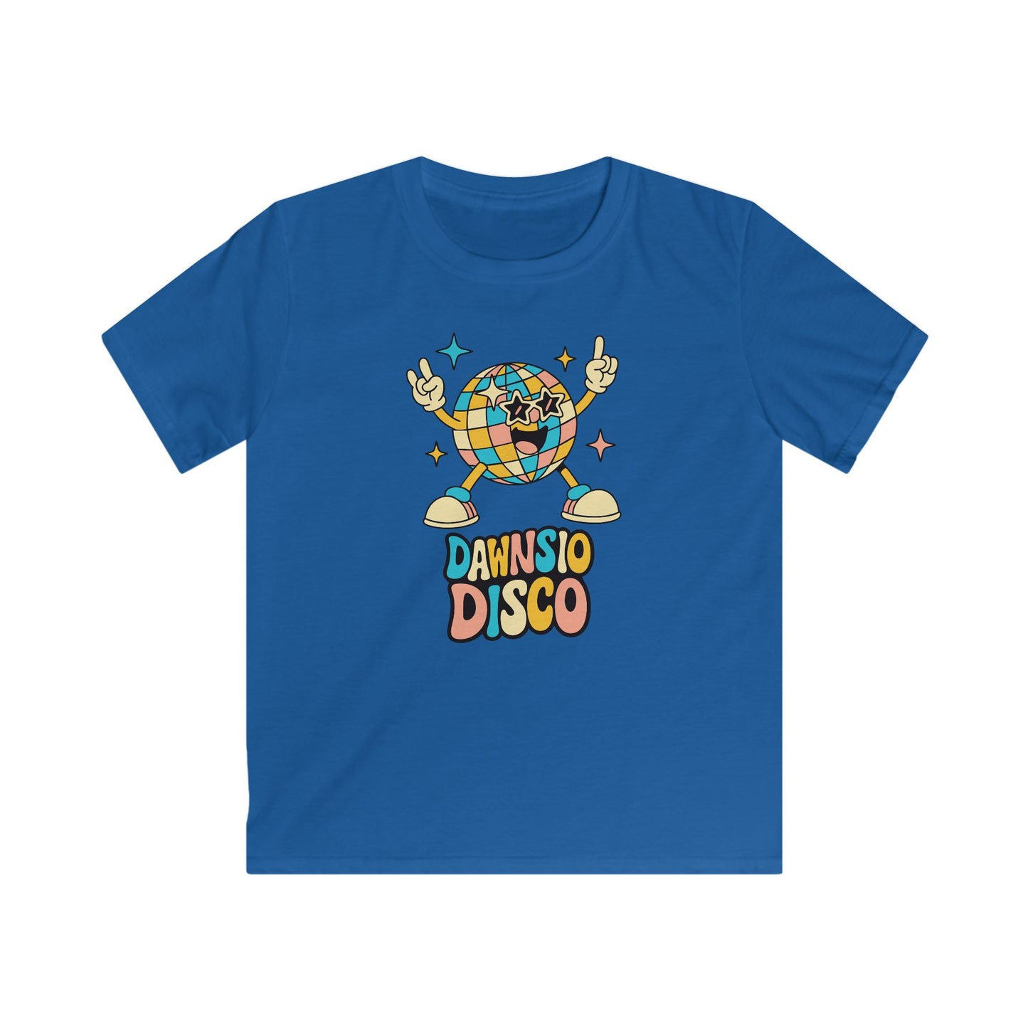 Kids Disco Tee – 'Dawnsio Disco' Retro Graphic Shirt