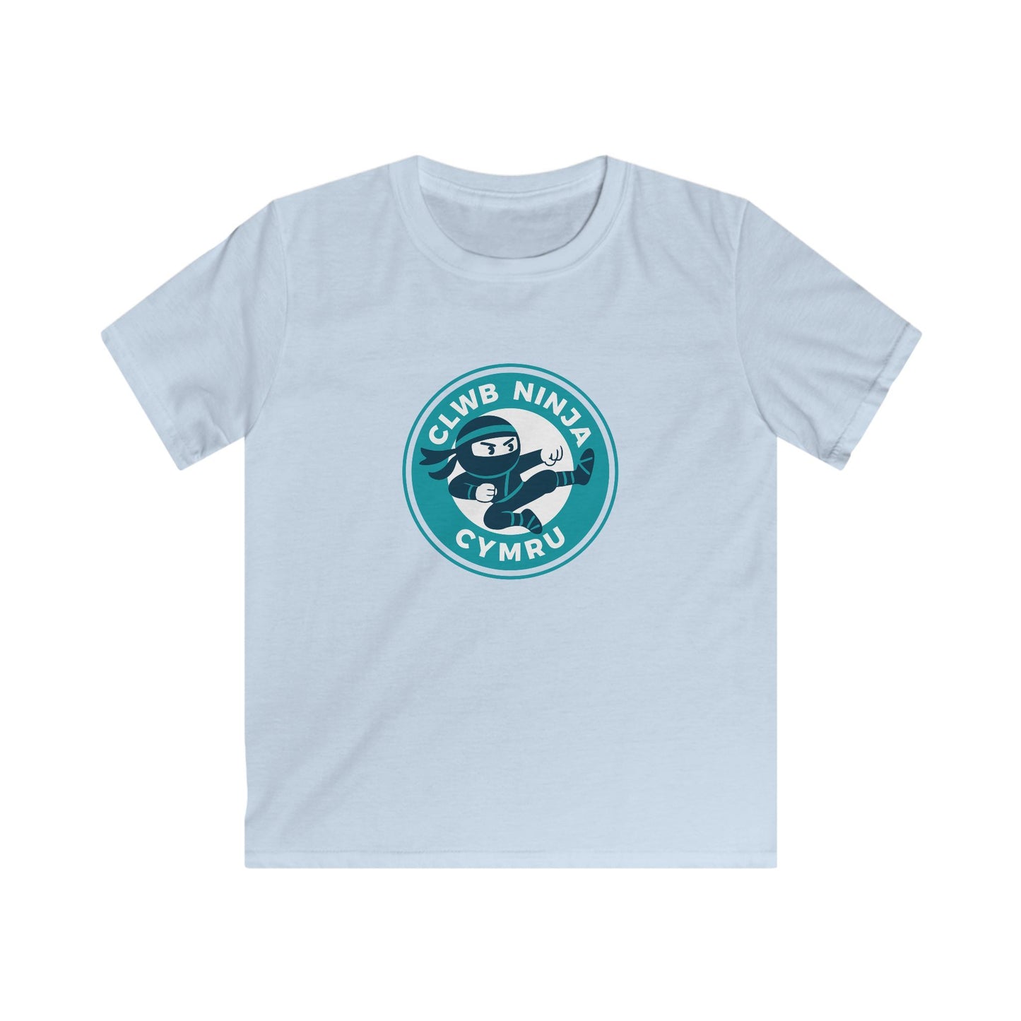 Kids Ninja T‑Shirt – Clwb Ninja Cymru - Cute Martial Arts Tee for Boys & Girls