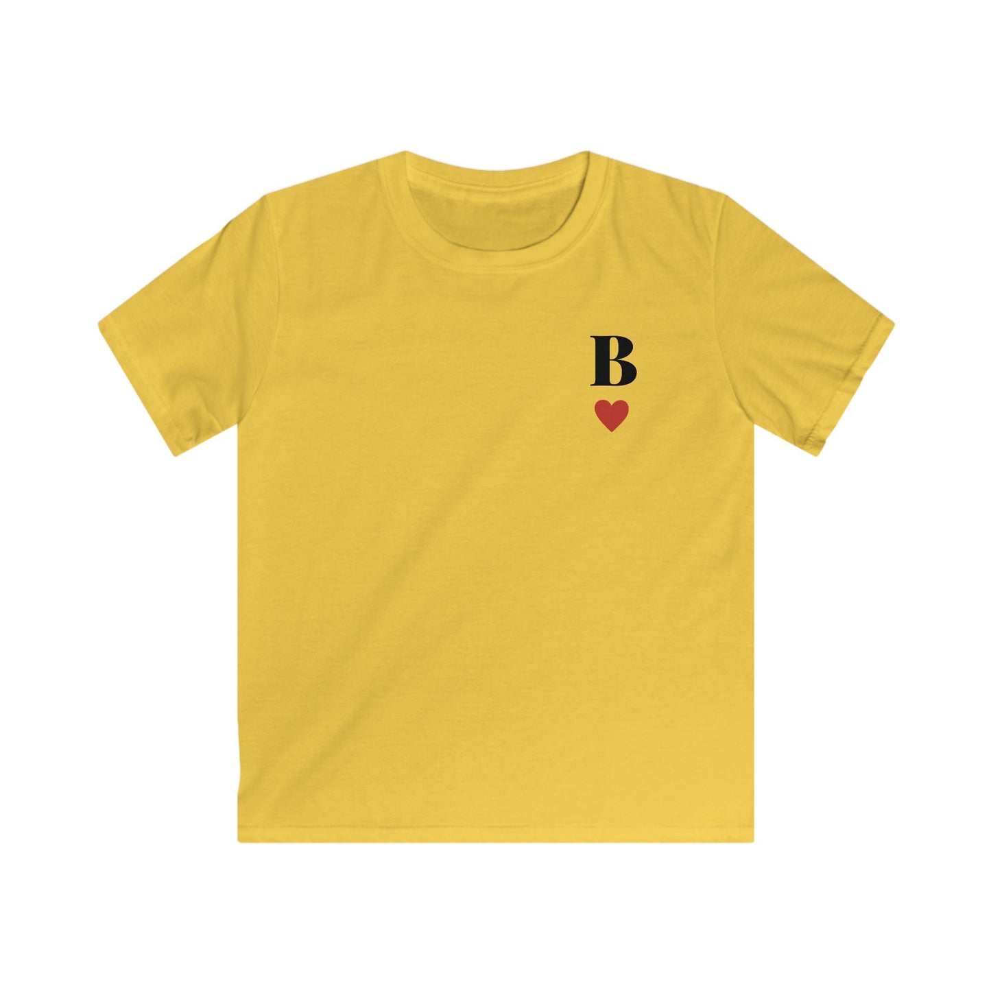 Kids 'Brenhines' T-Shirt - Welsh Queen of Hearts Playing Card Graphic Tee (Double Sided)