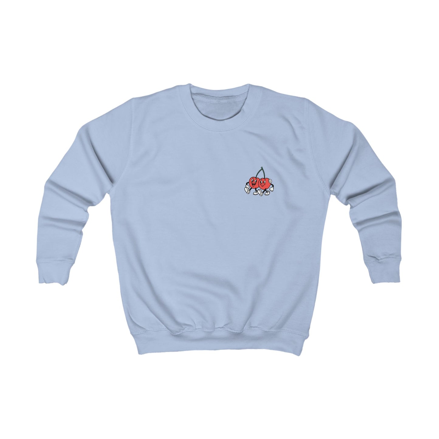 Kids Cherry Sweatshirt — "Ceirios Trelew, Patagonia" Vintage Pullover