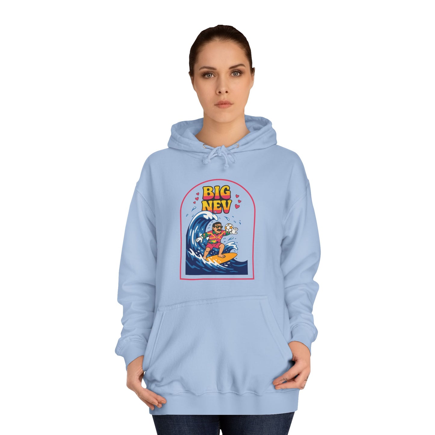 Neville Southall Retro Surfing  Hoodie (Unisex)
