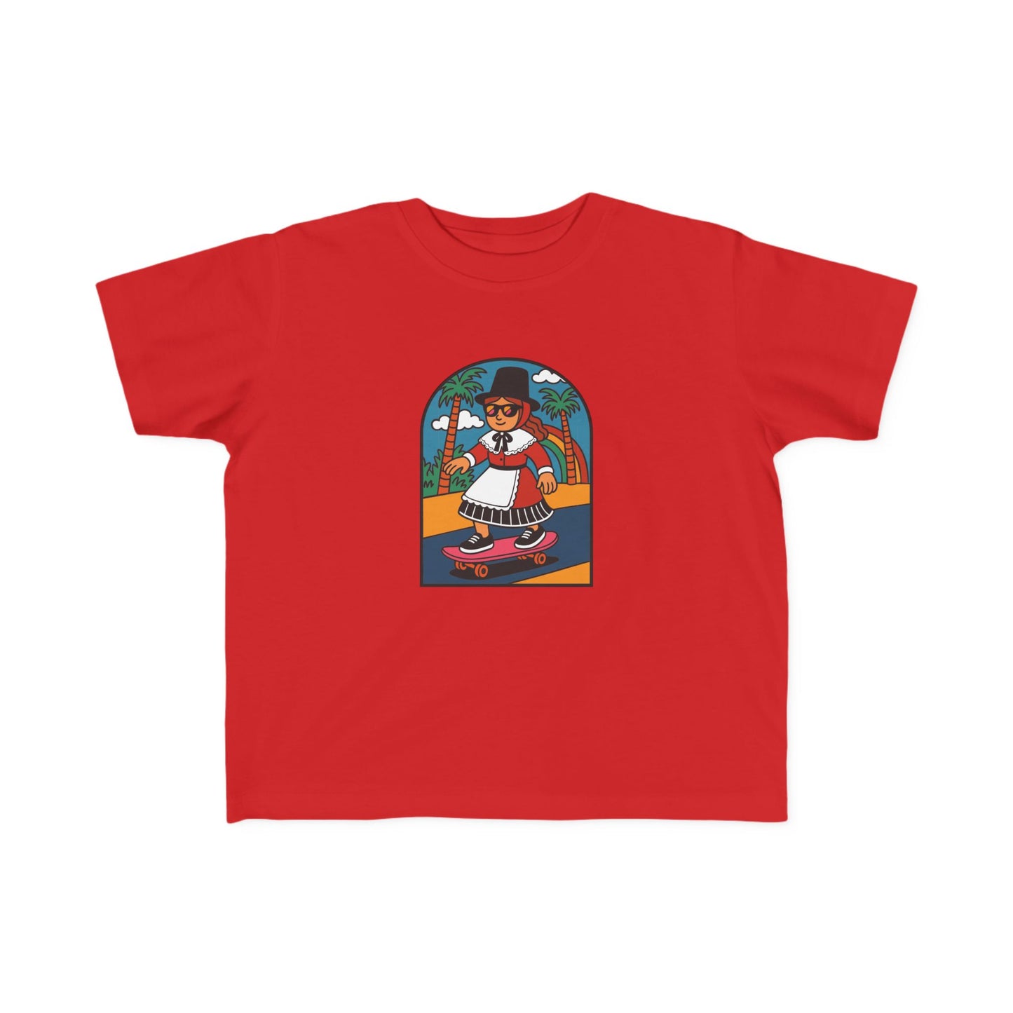 Toddler Welsh Skateboard T‑Shirt