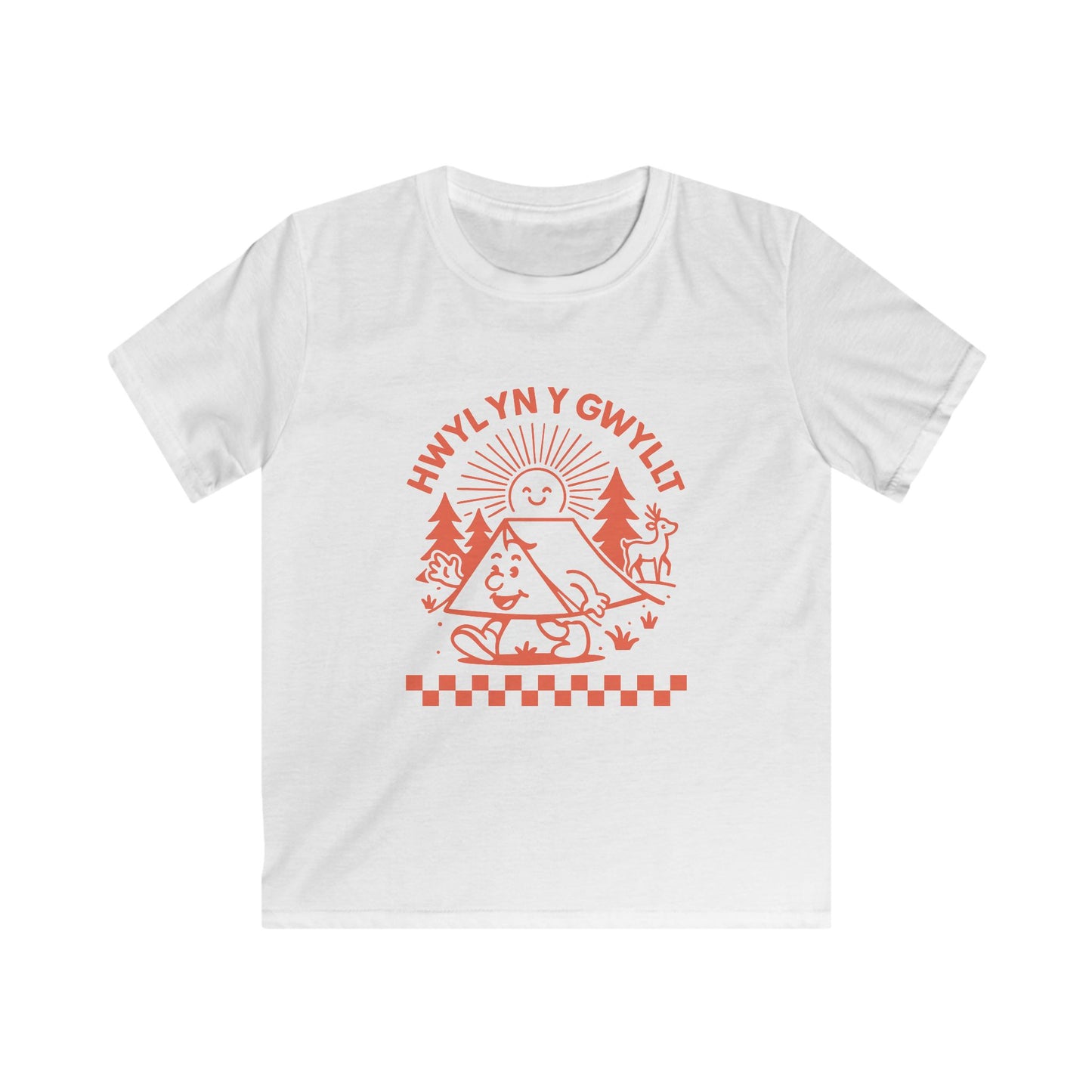 Welsh Kids Tee - 'Hwyl yn y Gwyllt' - Outdoor Adventure, Nature T-Shirt