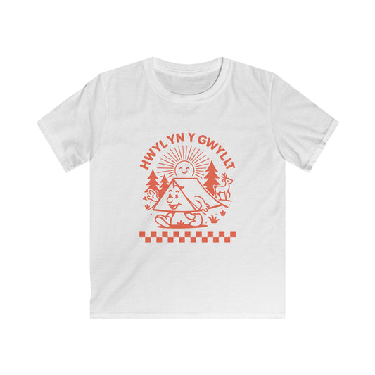 Welsh Kids Tee - 'Hwyl yn y Gwyllt' - Outdoor Adventure, Nature T-Shirt