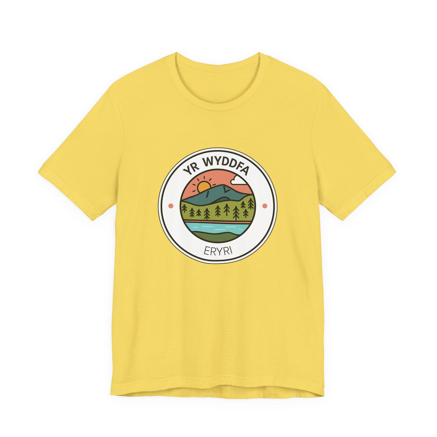 'Yr Wyddfa' T-Shirt (Unisex) - Eryri Scenic Crest