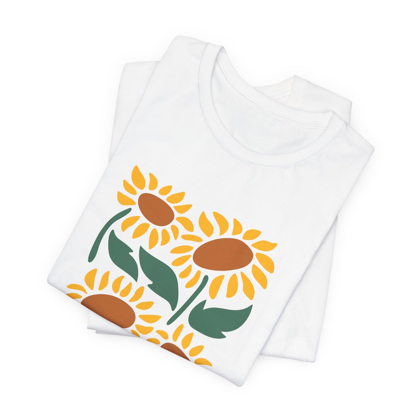 Sunflower Graphic Tee - 'Blodau Haul' Welsh Floral T‑Shirt