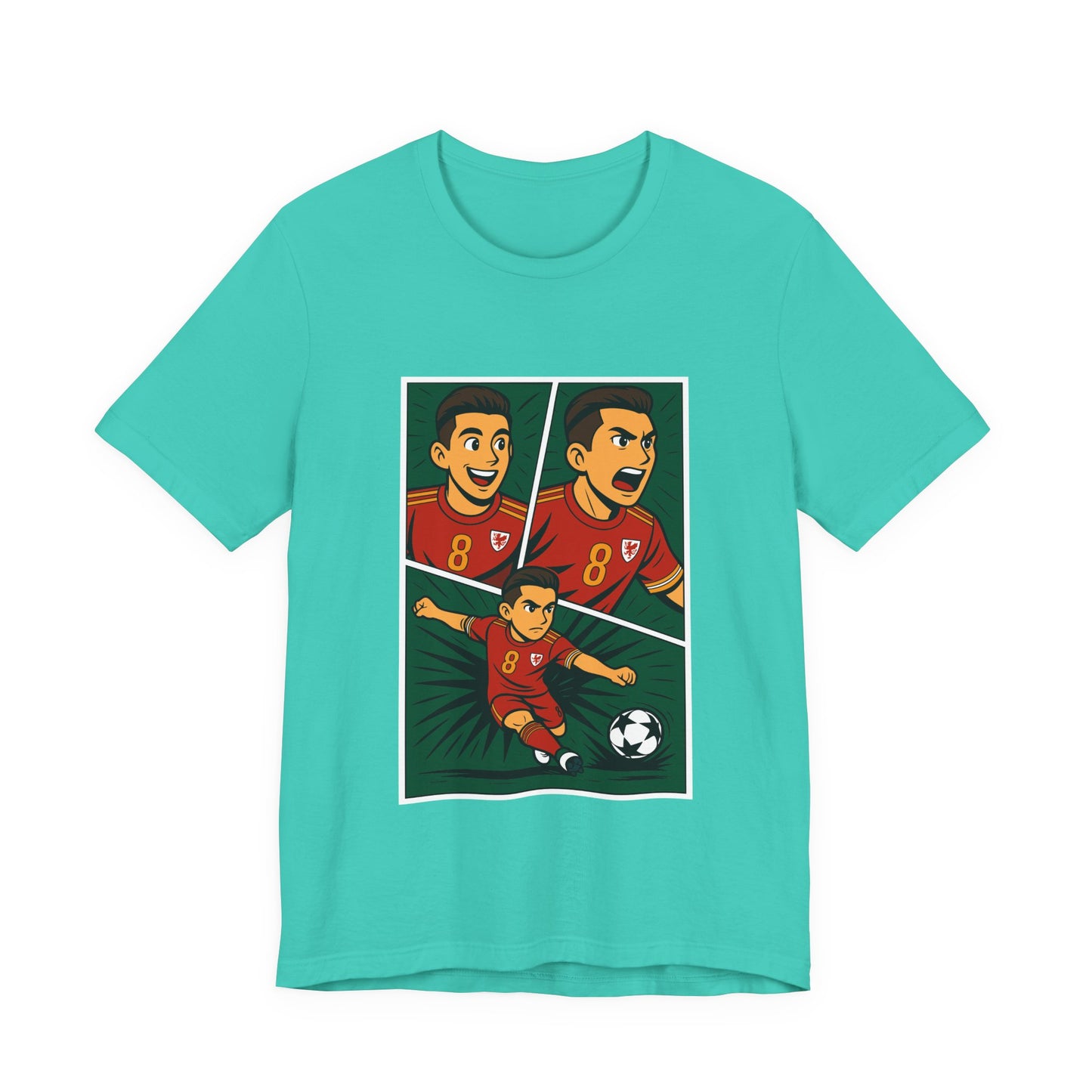 Harry Wilson Wales Football Graphic T-Shirt (Unisex)