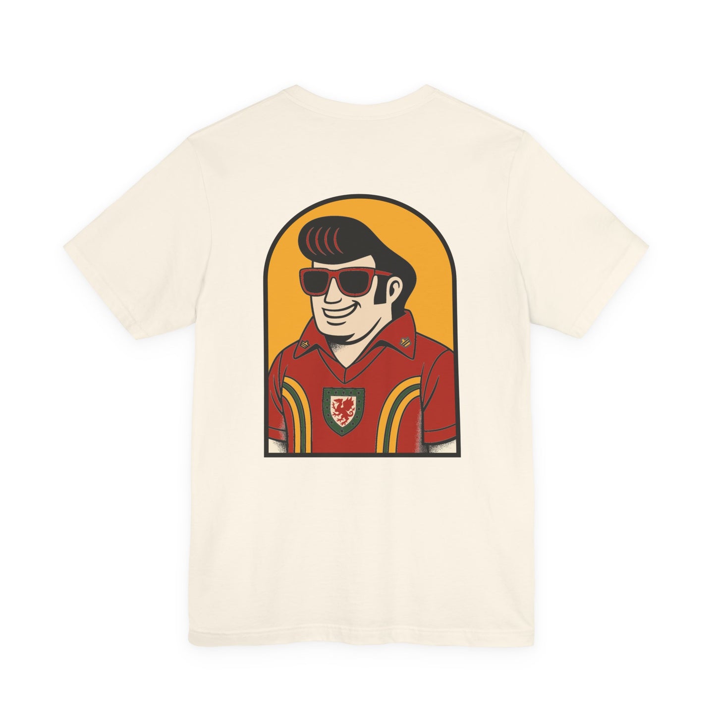 Double Sided Elvis Style Welsh Unisex T-Shirt (Unisex)