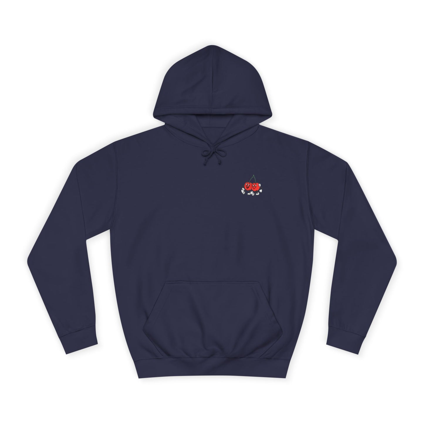 Retro Cherries Patagonia Unisex Hoodie - "Ceirios Trelew" (Double Sided)