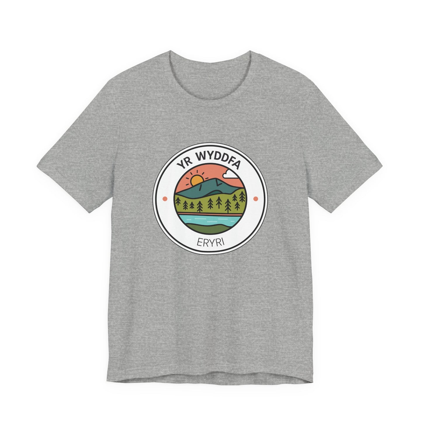 'Yr Wyddfa' T-Shirt (Unisex) - Eryri Scenic Crest