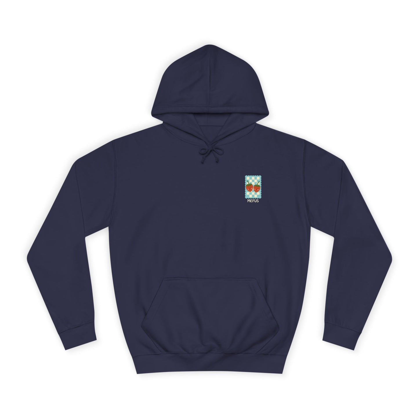 Retro Strawberry Hoodie — "Mefys"