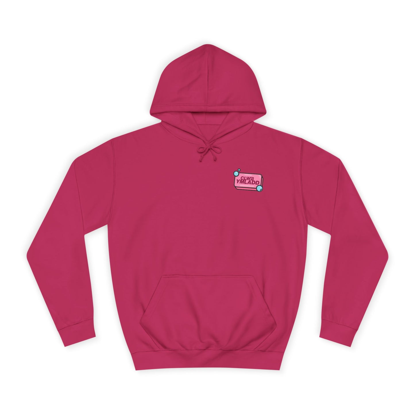 Retro Fight Club Hoodie - 'Clwb Ymladd'