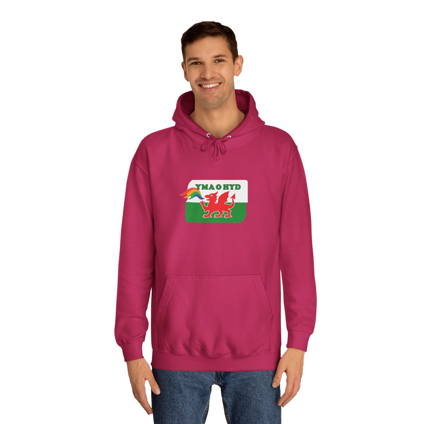 Pride Welsh Flag Hoodie (Unisex) - Yma O Hyd