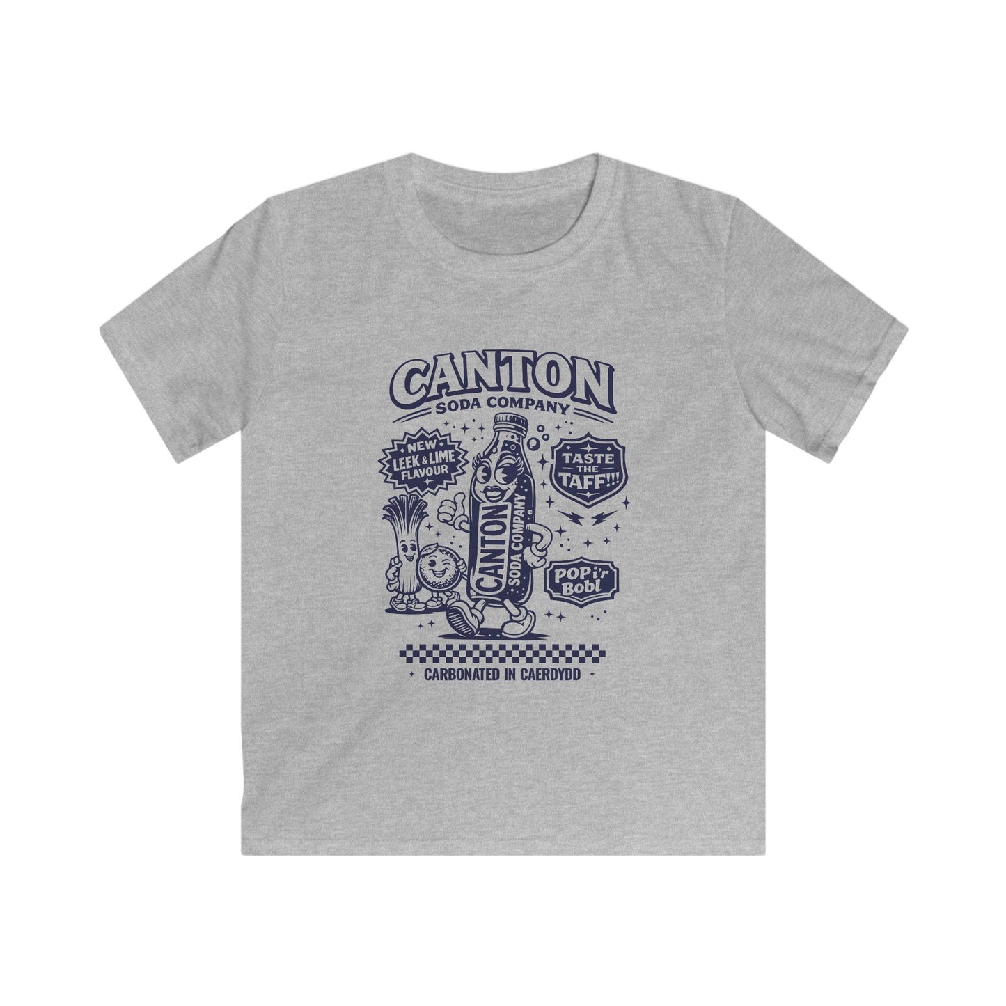 Kids Soda Pop T-Shirt - Canton Soda Co. Retro Bottle Design