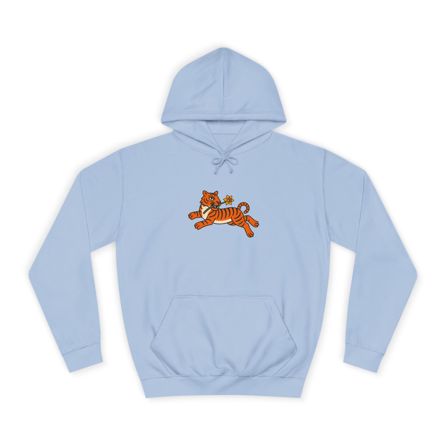 Vintage Tiger & Daffodil Unisex Hoodie