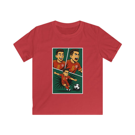Kids Harry Wilson Anime-Inspired T-Shirt - Welsh Football Tee