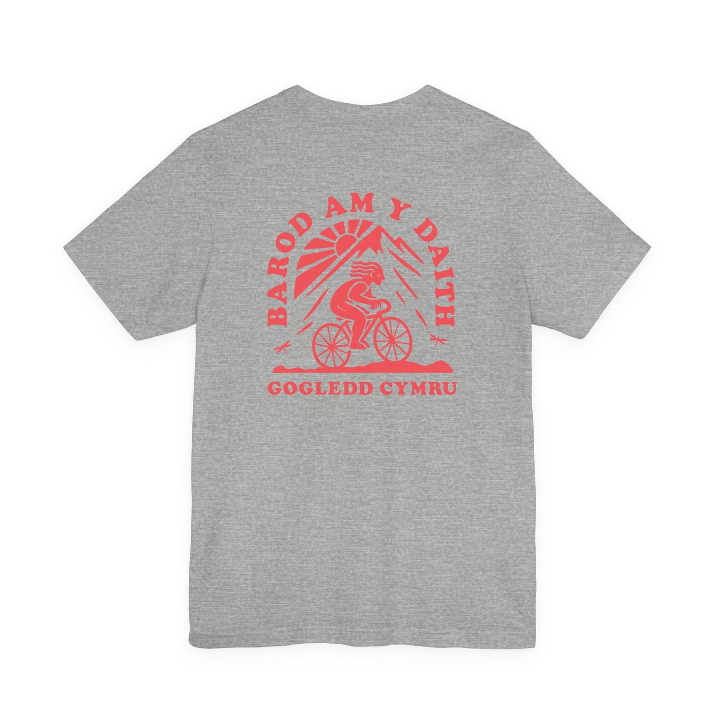 Gogledd Cymru Cycling Unisex Tee - 'Barod Am Y Daith'