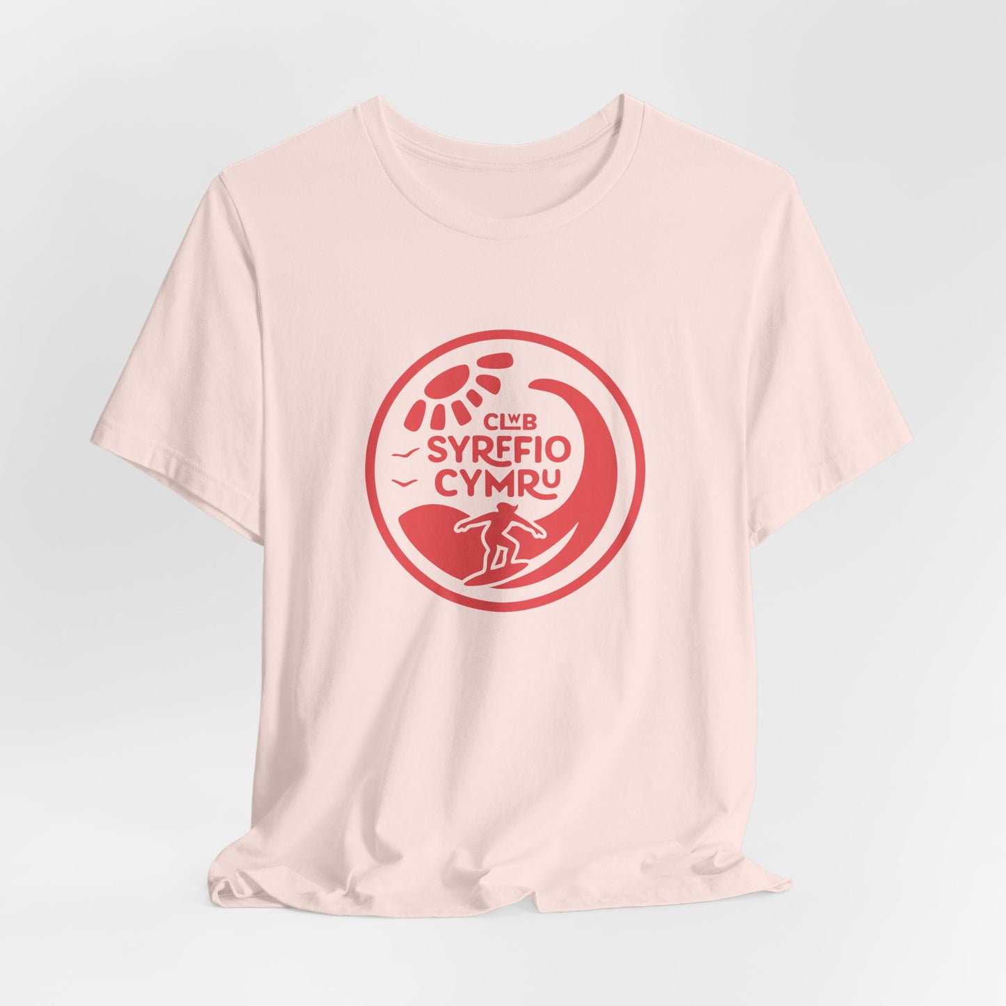 'Clwb Syrffio Cymru' Unisex T-Shirt - Welsh Surf Club Logo Tee