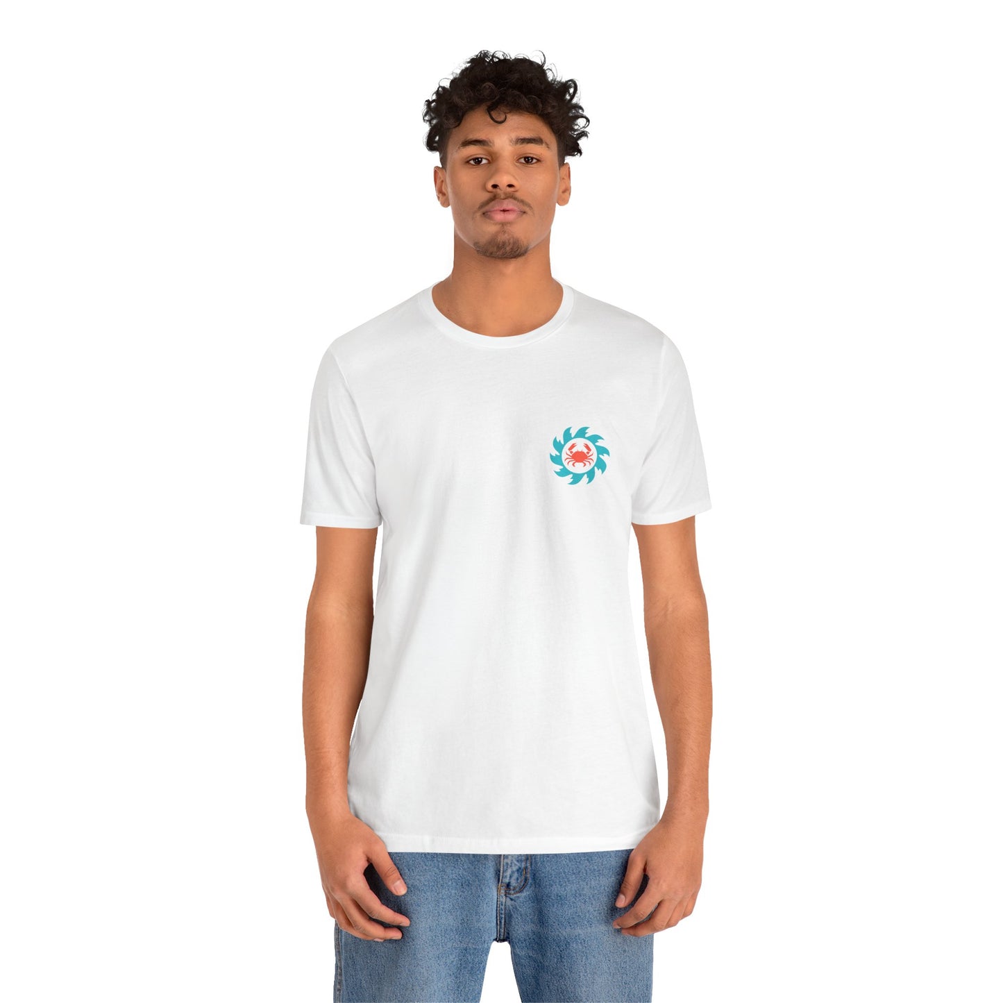 Solva Crabs Vintage Unisex T-Shirt - 'Crancod Solfach' (Double Sided)
