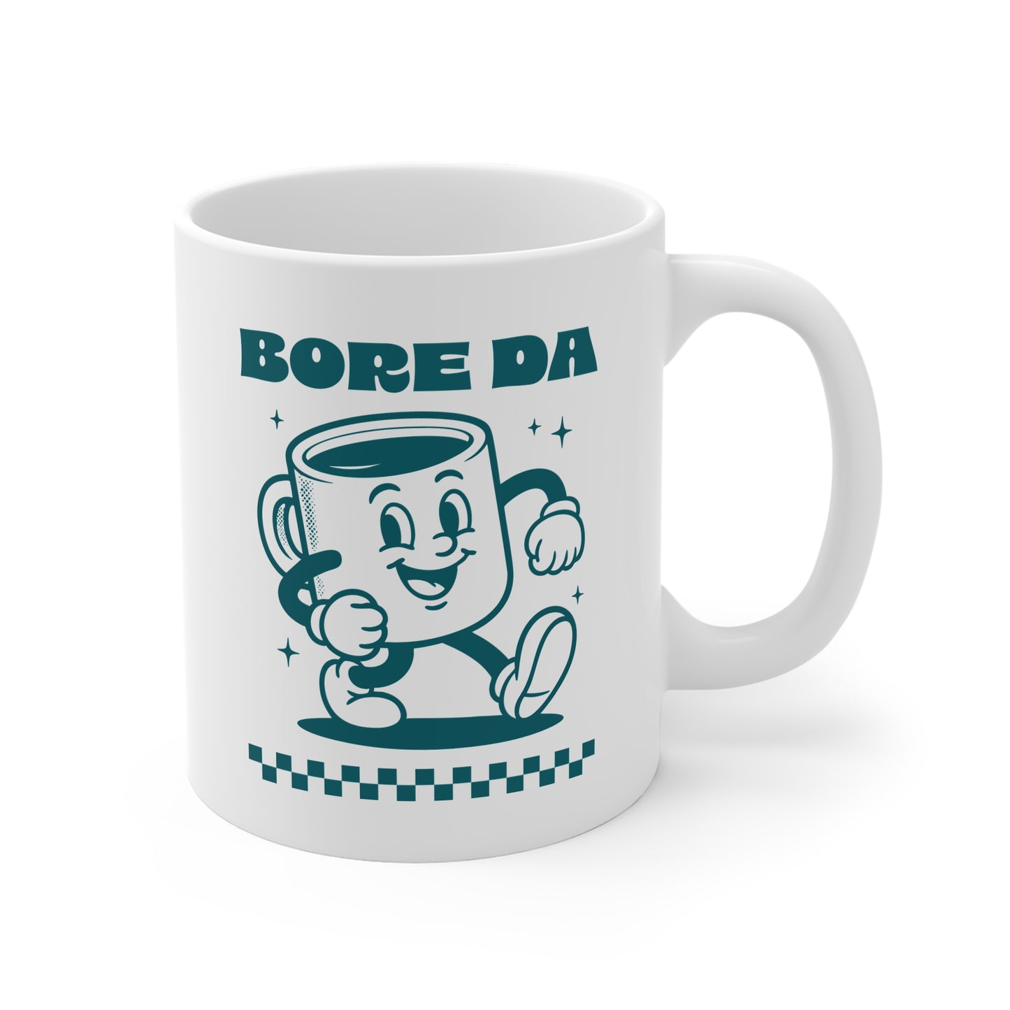 'Bore Da' Retro Mug