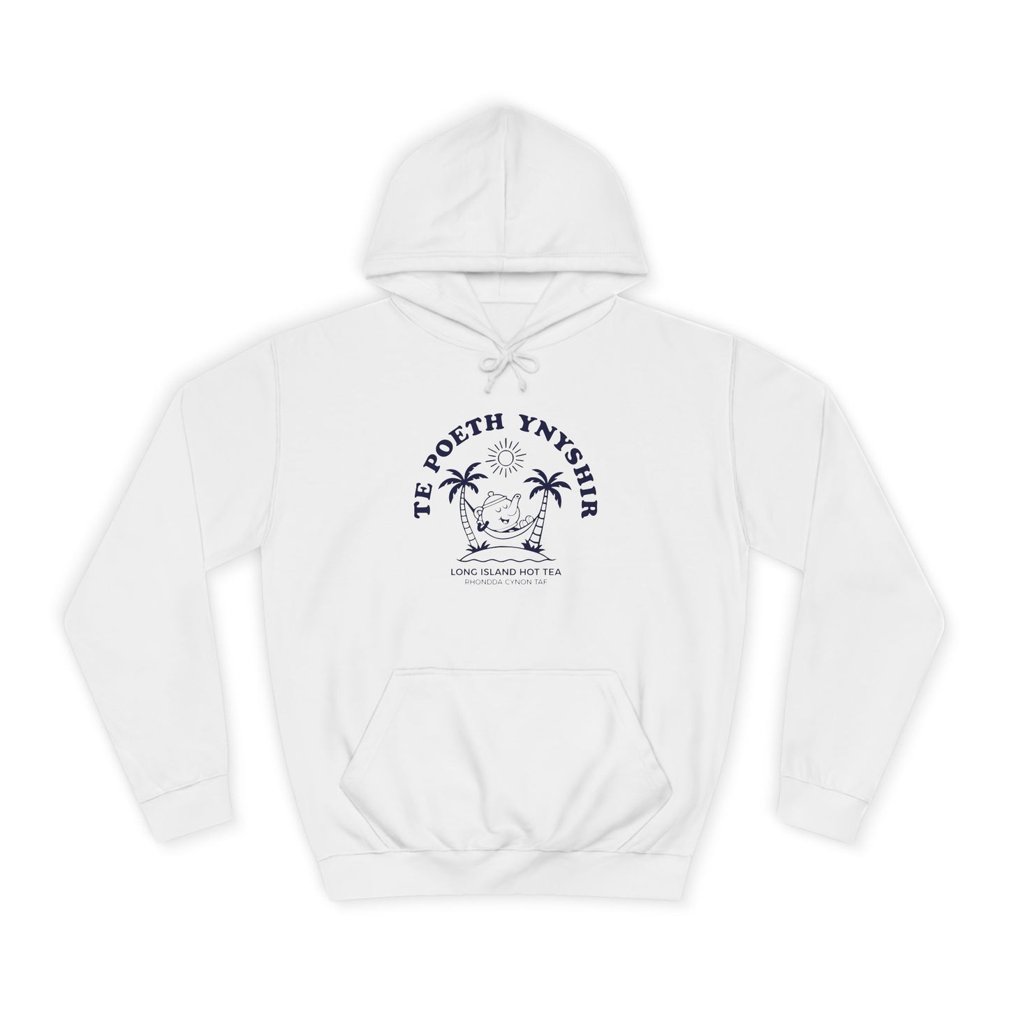 'Te Poeth Ynyshir' Unisex Hoodie (Long Island Hot Tea)