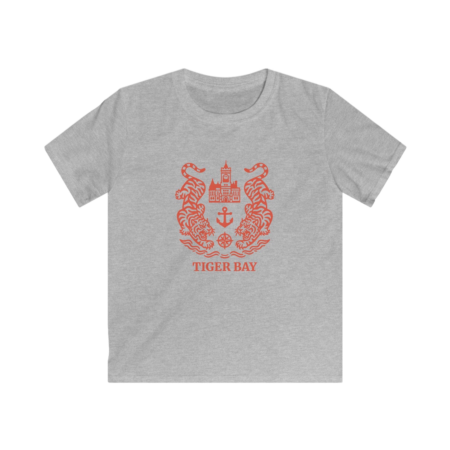Kids Retro Tiger Bay T-Shirt - Caerdydd