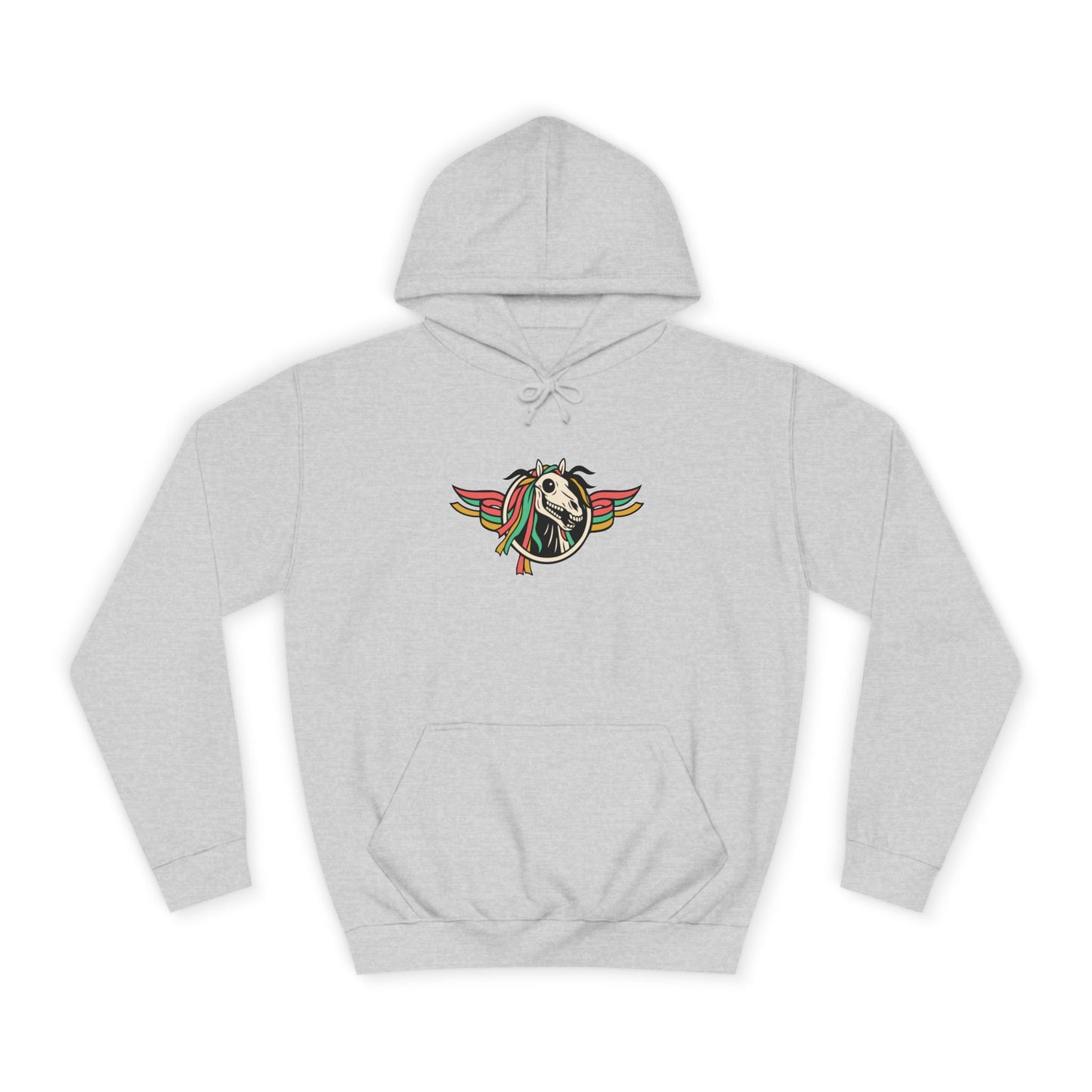 Mari Lwyd Unisex Horse Skull Hoodie