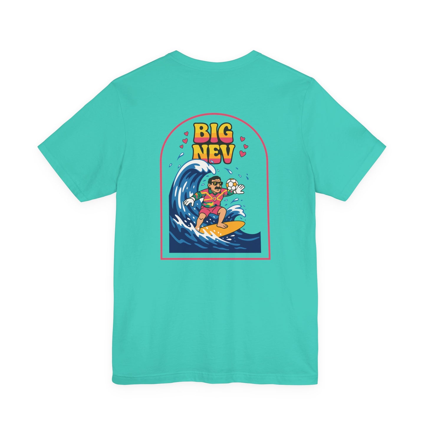 'Big Nev' Surf Graphic Tee — Double Sided