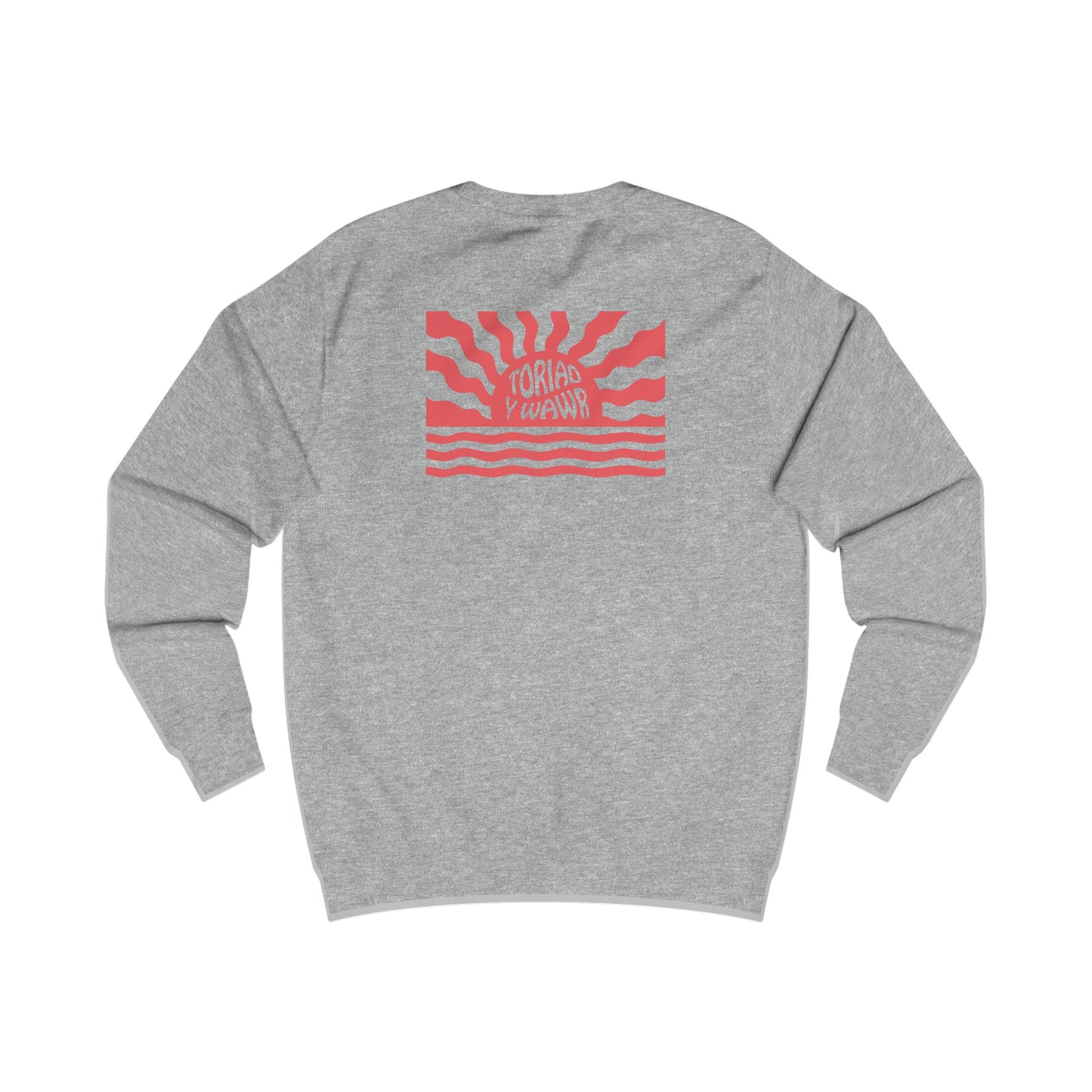 Retro Break Of Dawn Unisex Sweatshirt -  Welsh Text -  'Toriad Y Wawr'