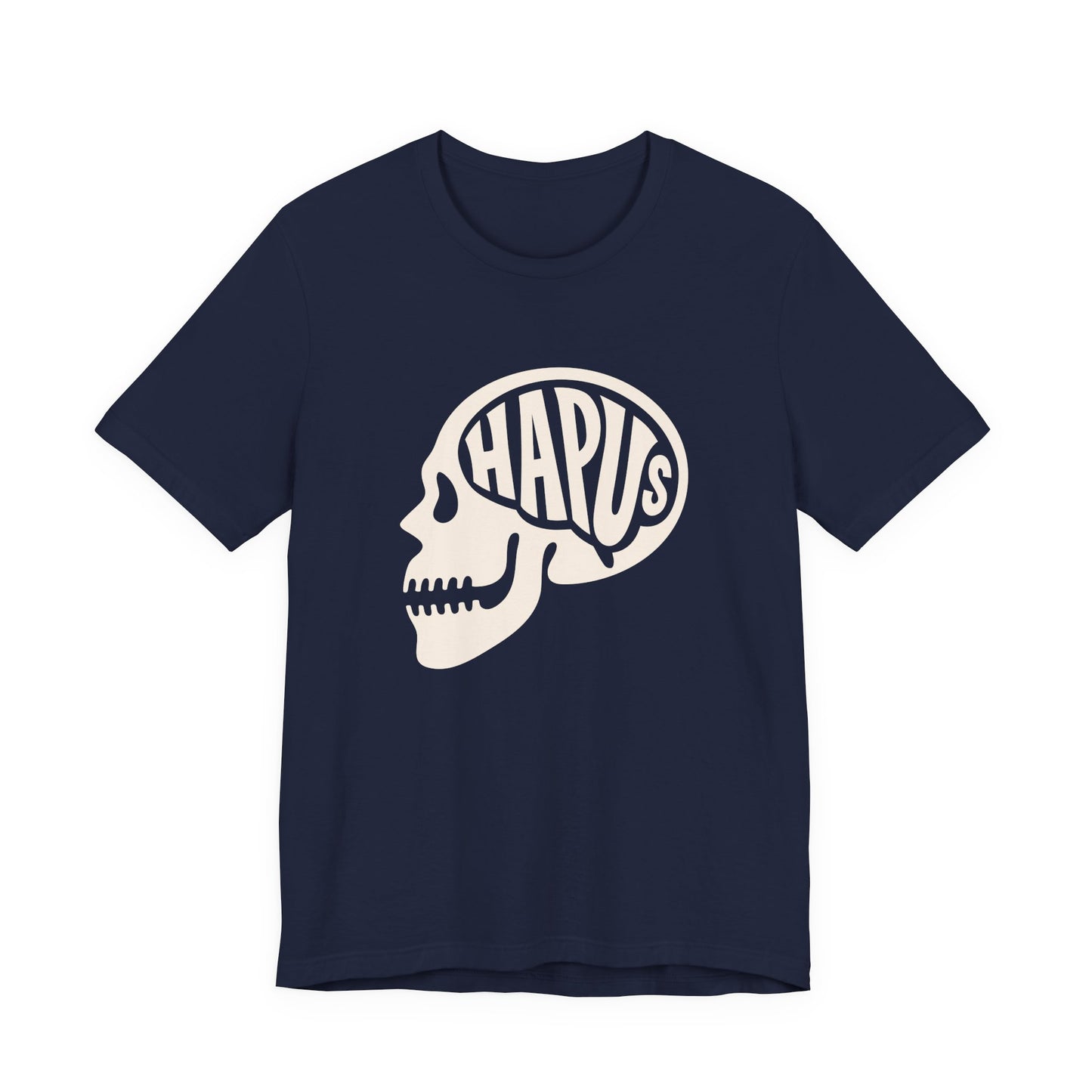 Hapus Skull Graphic Tee - Happy Brain Welsh T‑Shirt