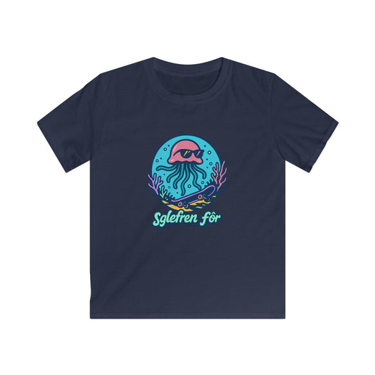 Jellyfish Skating Graphic T-Shirt - "Sglefren Fór" Welsh Skateboarding Tee