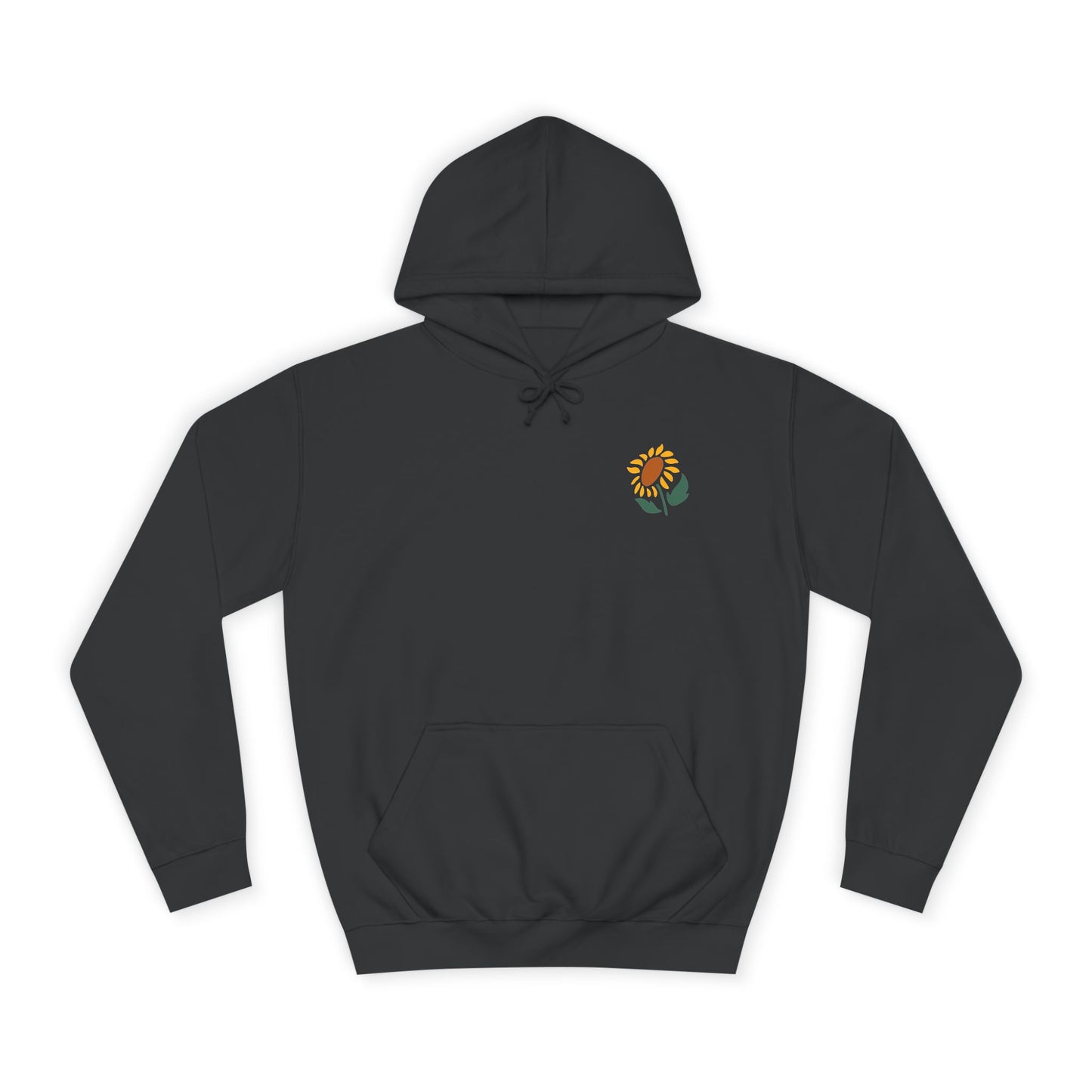 Retro Sunflower 'Blodau Haul' Unisex Hoodie (Double Sided)