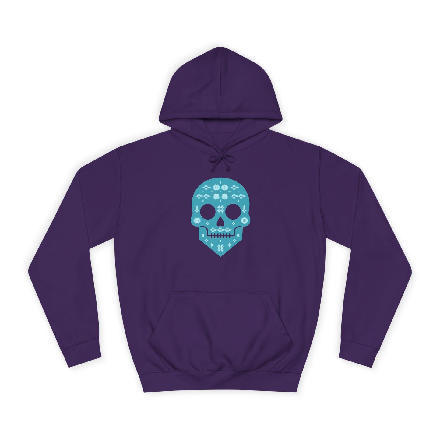 Day of the Dead Welsh Tapestry Skull Hoodie (Unisex)