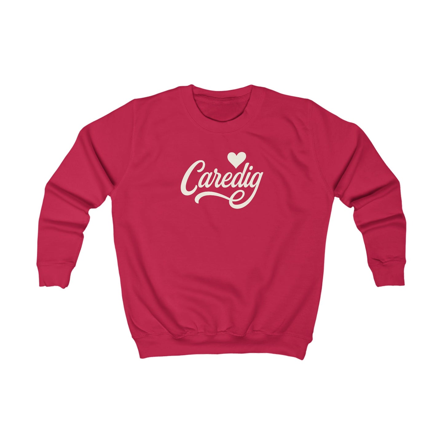 Kids "Caredig" Jumper  - Heart Graphic