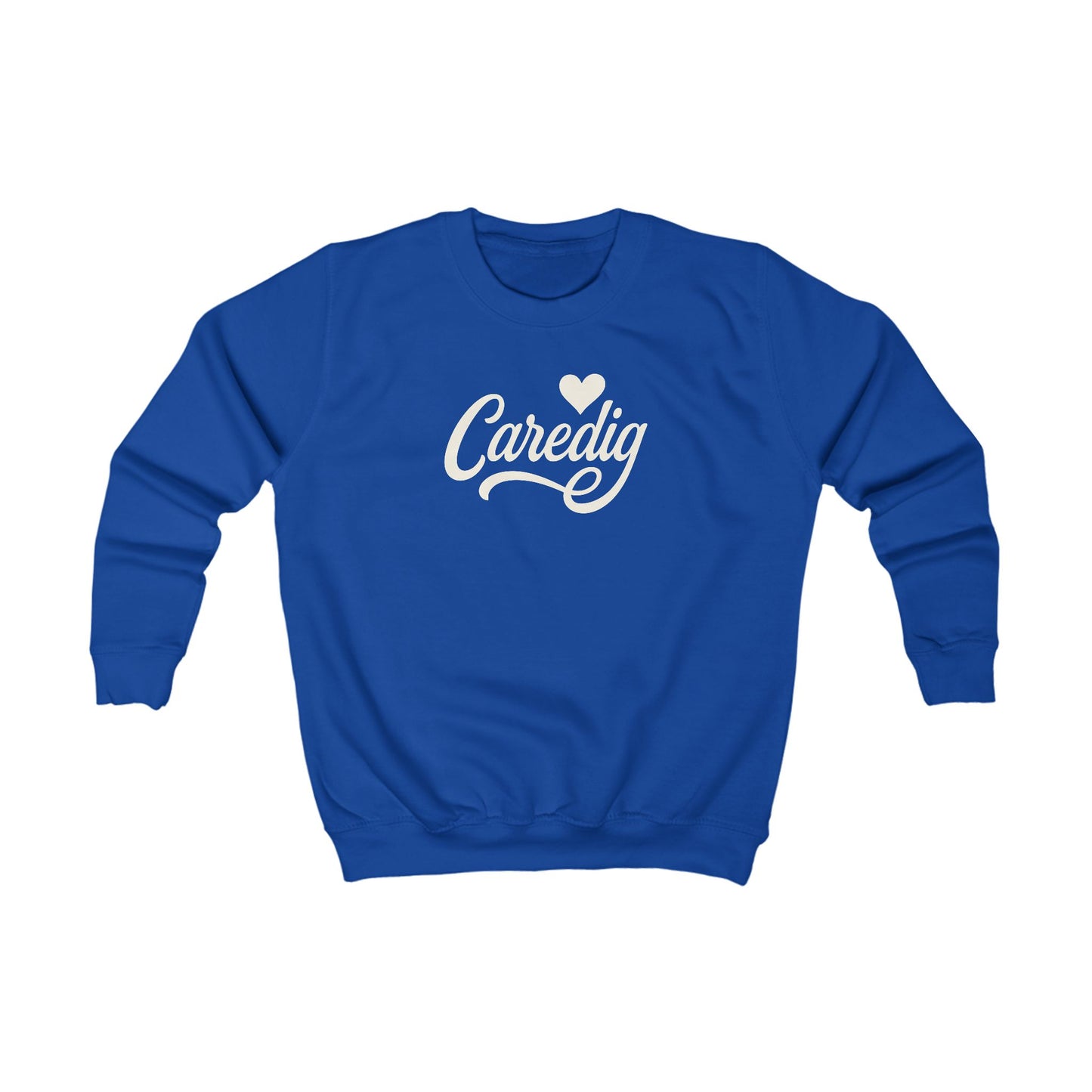 Kids "Caredig" Jumper  - Heart Graphic