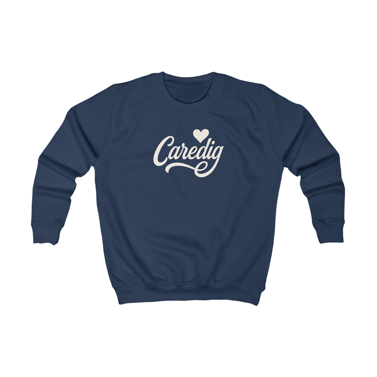 Kids "Caredig" Jumper  - Heart Graphic
