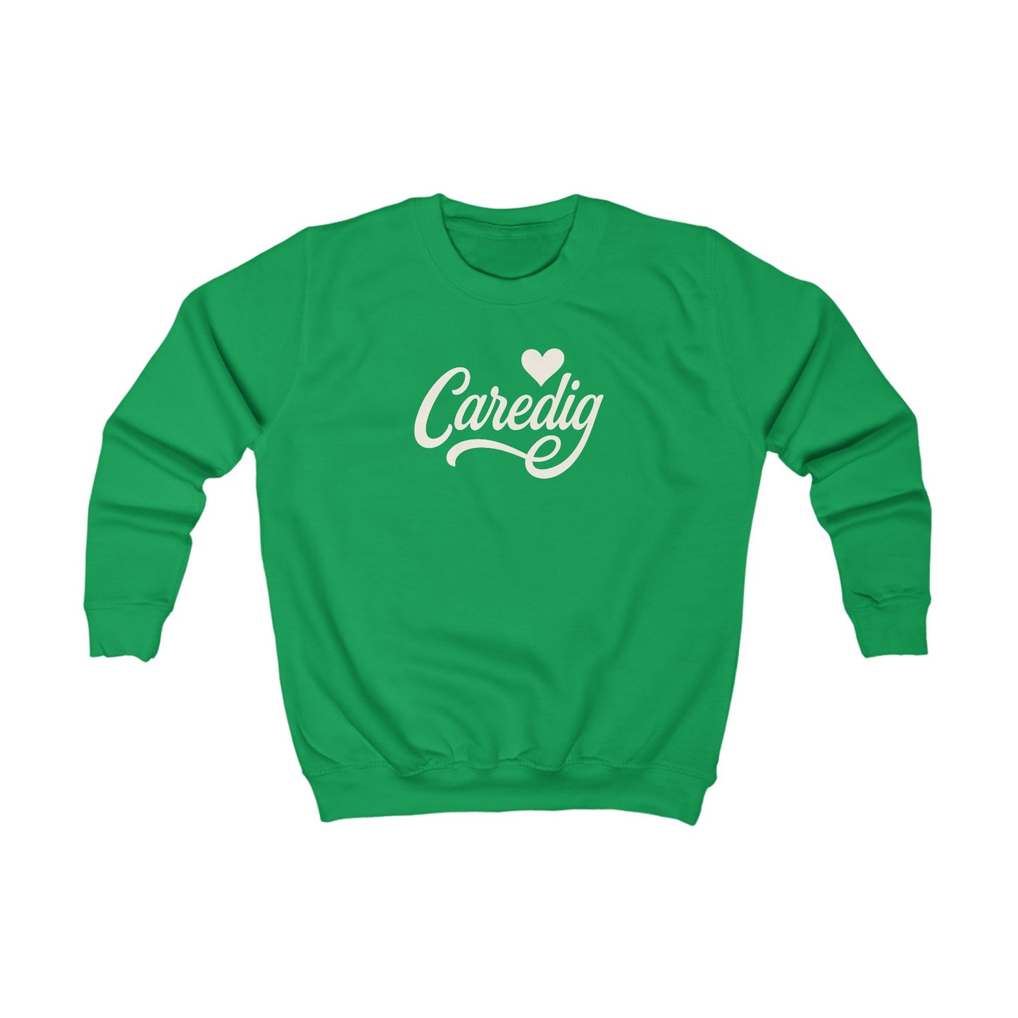 Kids "Caredig" Jumper  - Heart Graphic