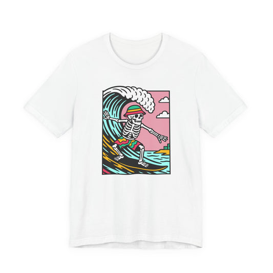 Skeleton Glyndŵr Surfer Graphic Tee (Unisex)