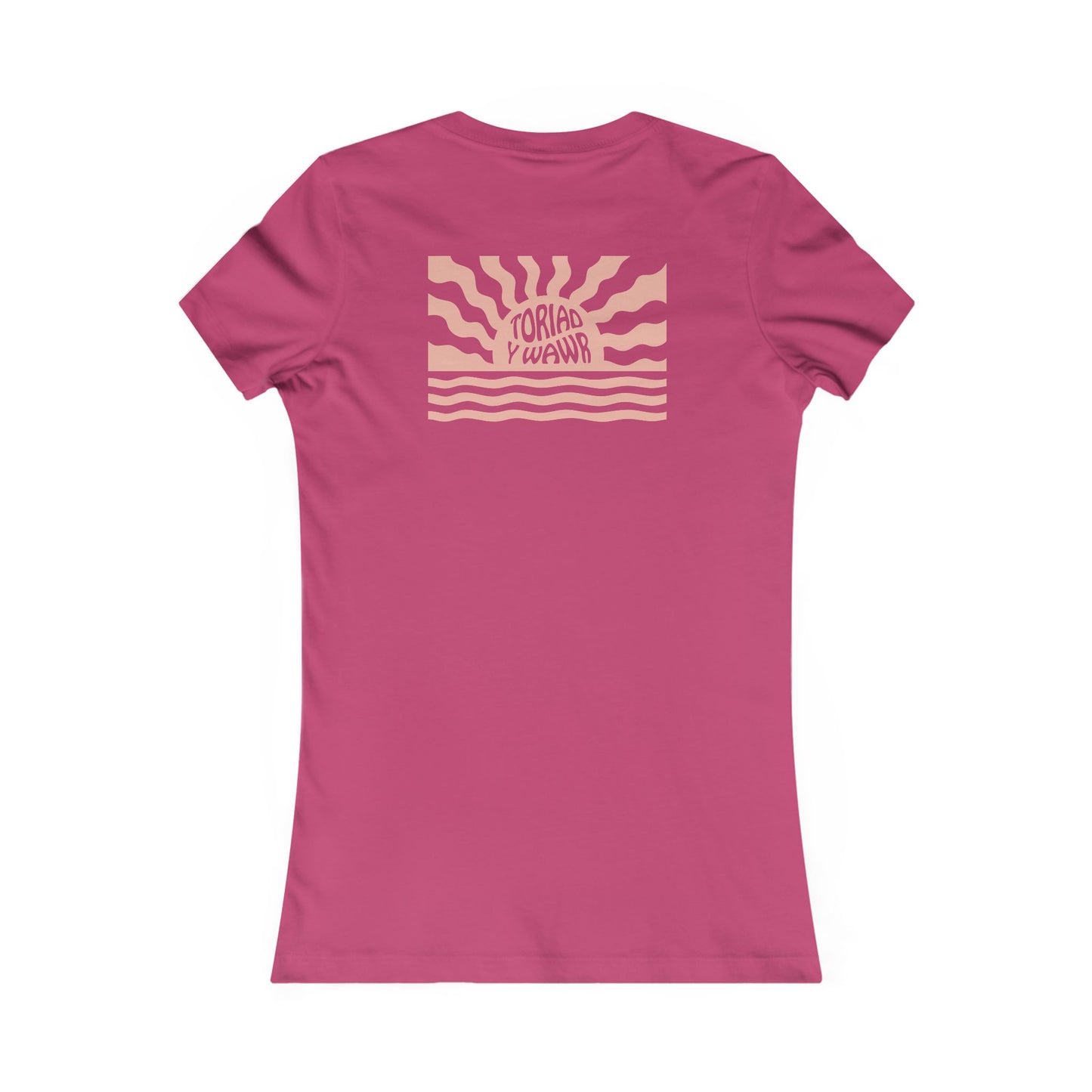 Women's 'Toriad Y Wawr' Tee - Retro Sunrise