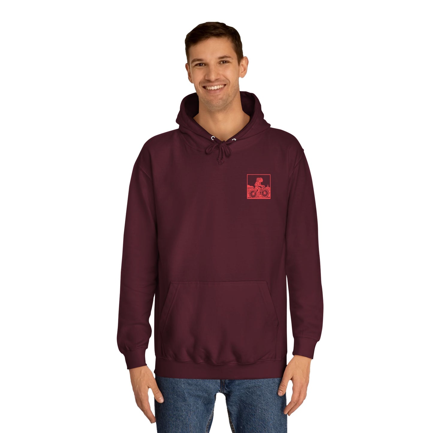 West Wales Cycling Unisex Hoodie - 'Barod Am Y Daith' (Double Sided)