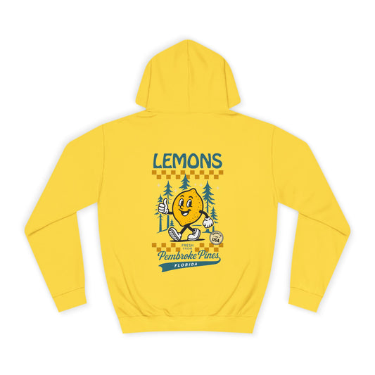 Retro Lemons Unisex Hoodie (Double Sided)