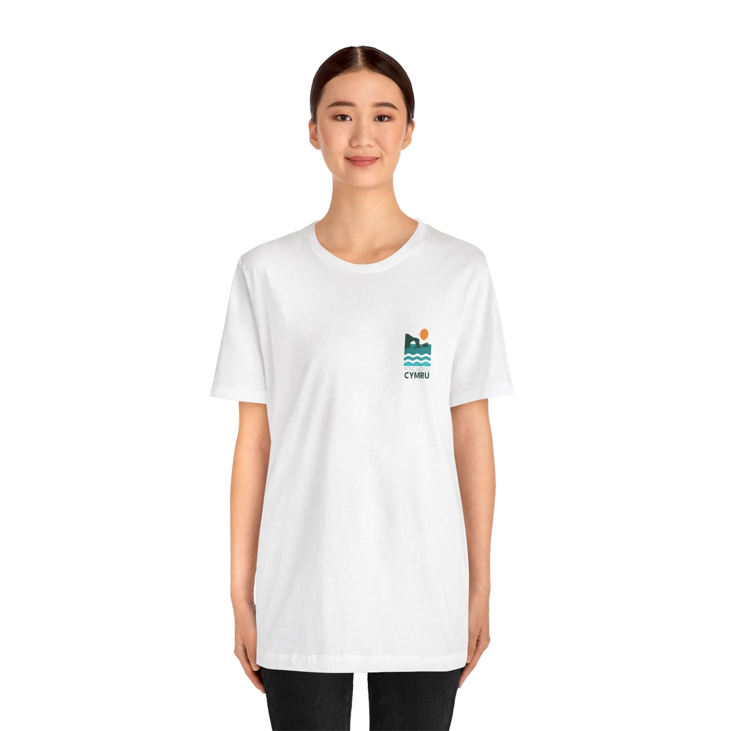 Pont Werdd Cymru Coastal Wave T-Shirt (Unisex)