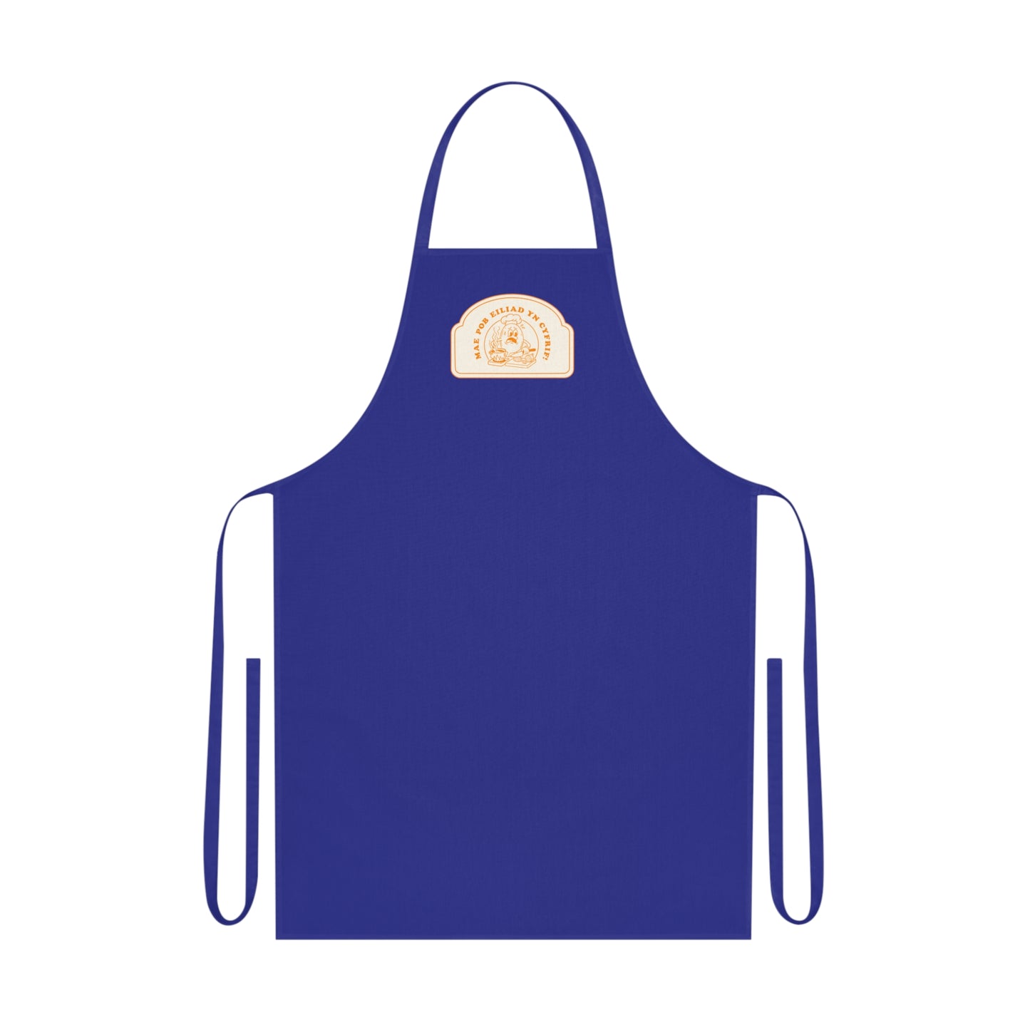 Every Second Counts Chef Apron 'Mae Pob Eiliad Yn Cyfrif'