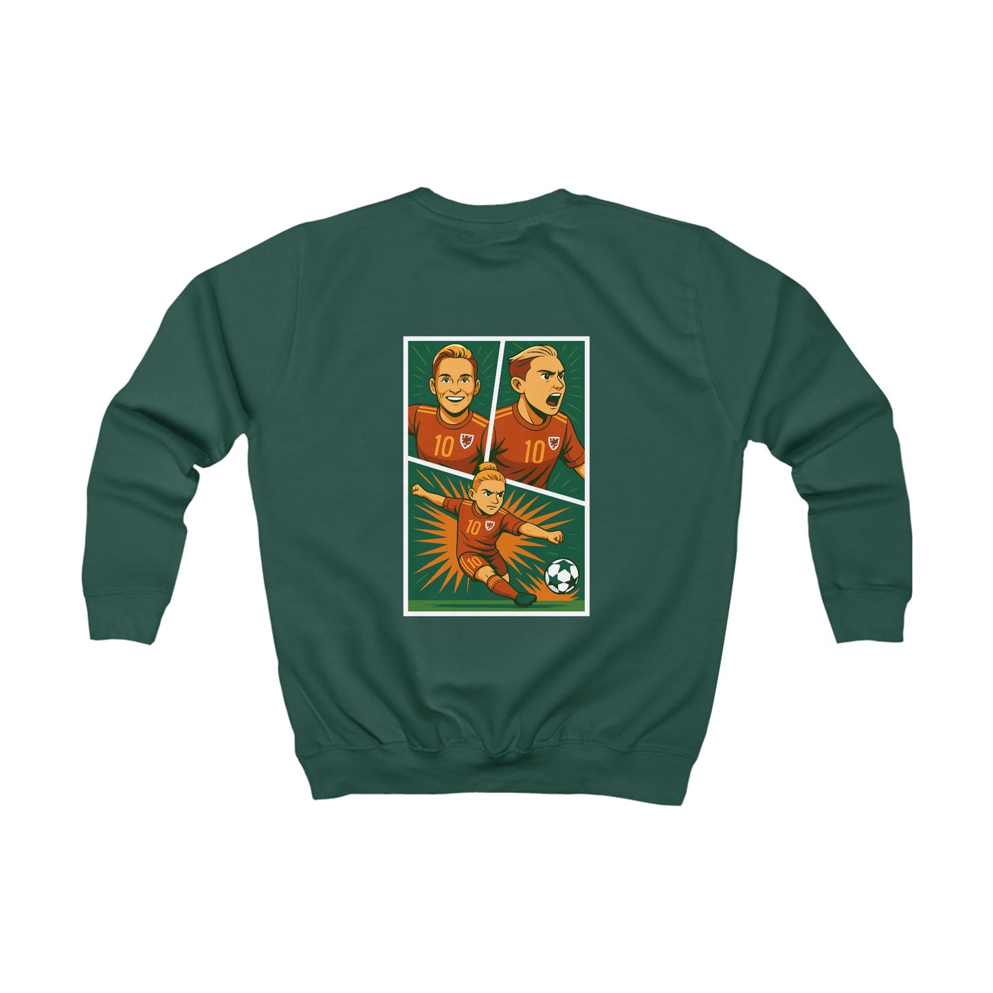 Kids Jess Fishlock Sweatshirt — Double Sided