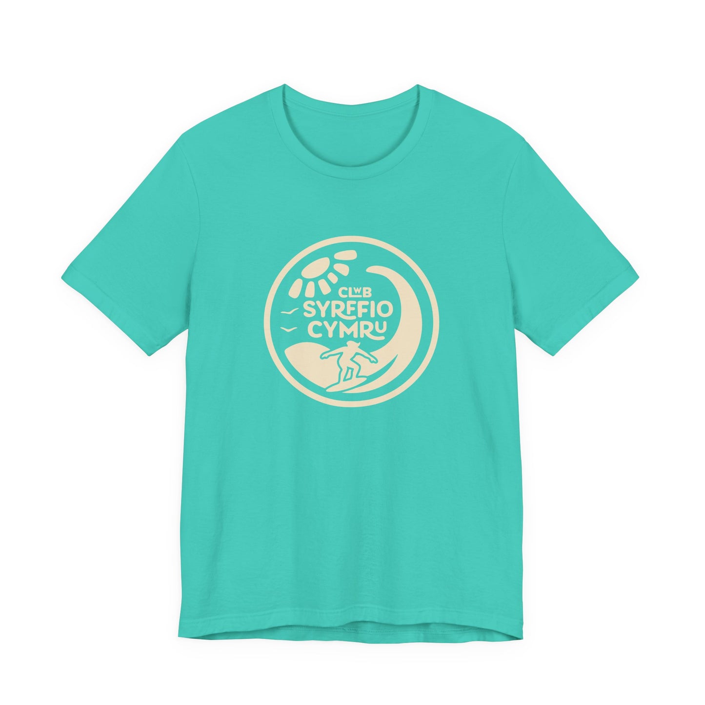 'Clwb Syrffio Cymru' Unisex T-Shirt - Welsh Surf Club Logo Tee