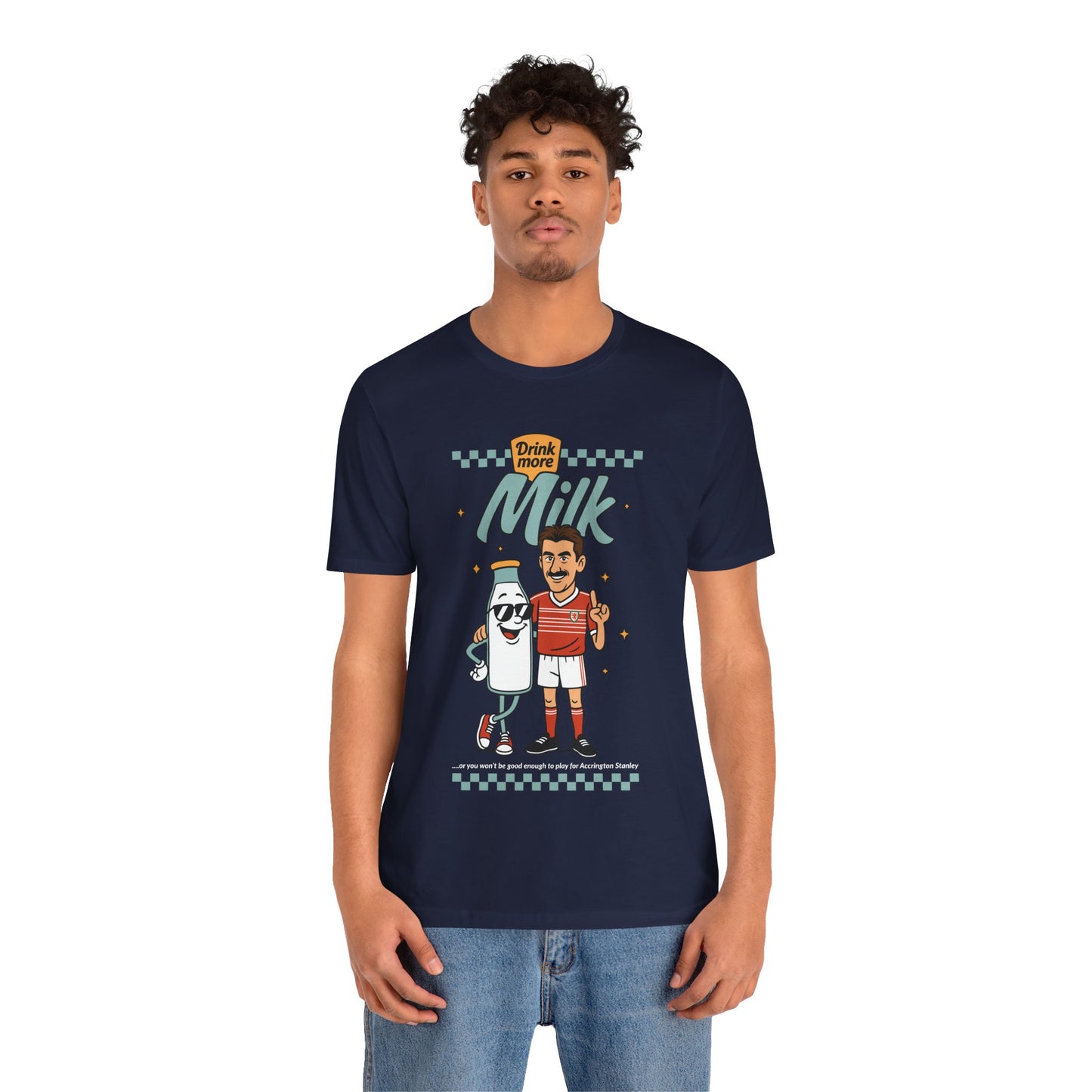 Ian Rush 'Drink More Milk' Retro Unisex T-Shirt